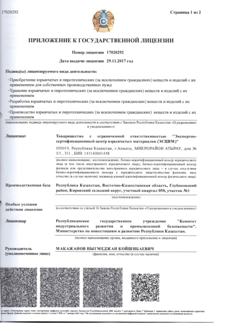 Виды лицензируемой деятельности